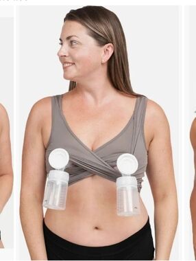 Larken X Nursing + Hands - Free Pumping Bra medium